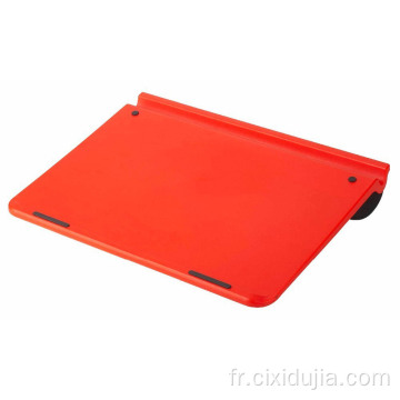 Bureau d&#39;ordinateur portable coloré en plastique portable Lapdesk avec coussin